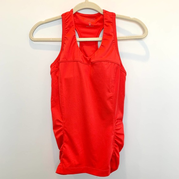 Athleta Bra Cup Vee Neck Racerback Tank - Picture 1 of 5